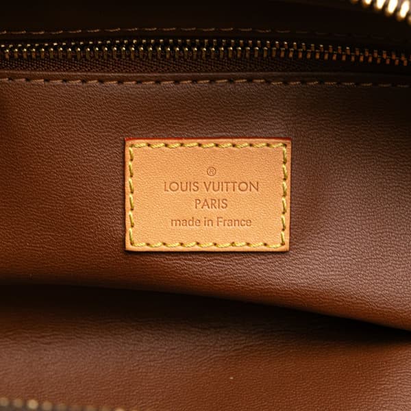 Pre-owned Louis Vuitton Monogram Dopp Kit Toilet Pouch Brown
