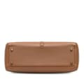 Miniatyrbilde 3 av 10: Pre-owned Celine Medium Leather 16 Satchel Brown