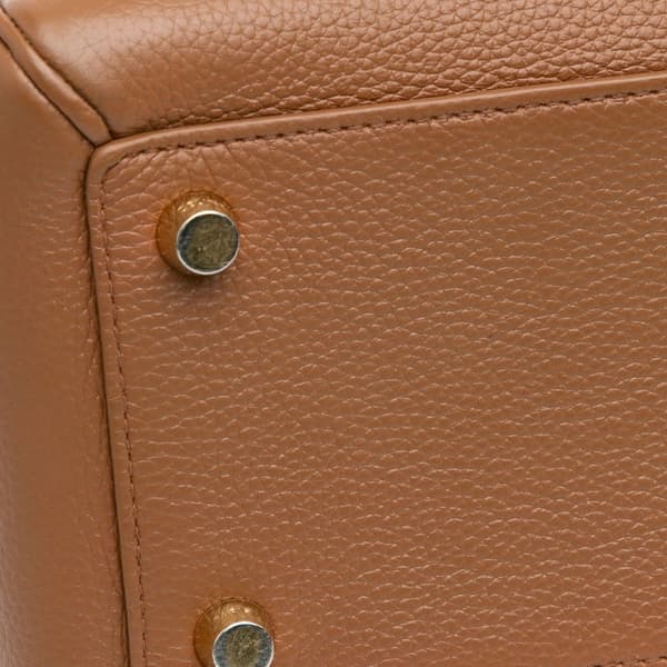 Pre-owned Celine Medium Leather 16 Satchel Brown