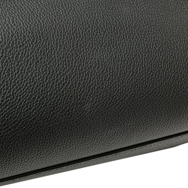 Pre-owned Fendi Medium Leather Roma Go To Shopper Satchel Black
