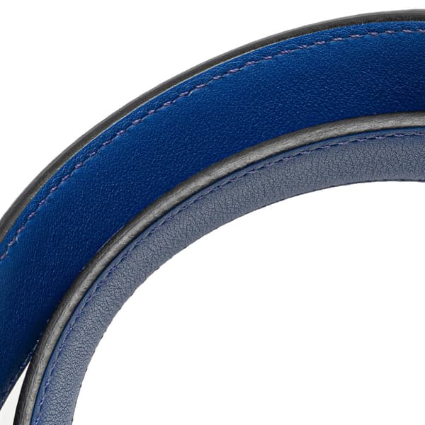 Pre-owned Hermès Toile Goeland and Swift Cargo Picotin Lock 18 Blue