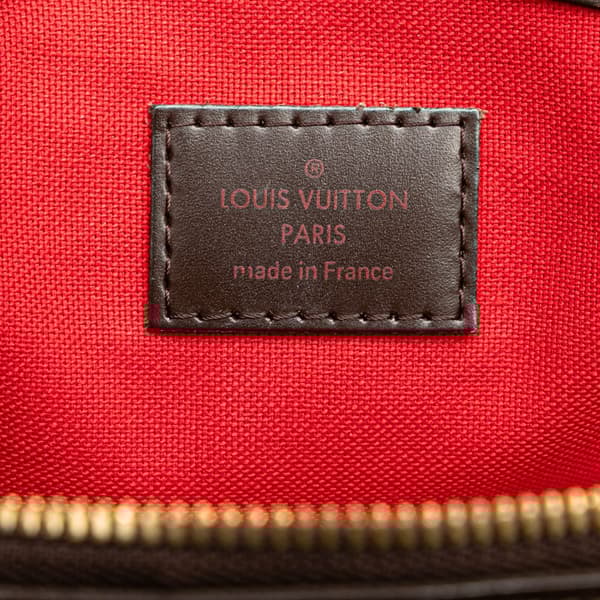 Pre-owned Louis Vuitton Damier Ebene Verona PM Brown