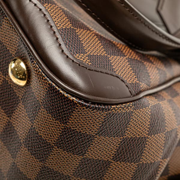 Pre-owned Louis Vuitton Damier Ebene Verona PM Brown