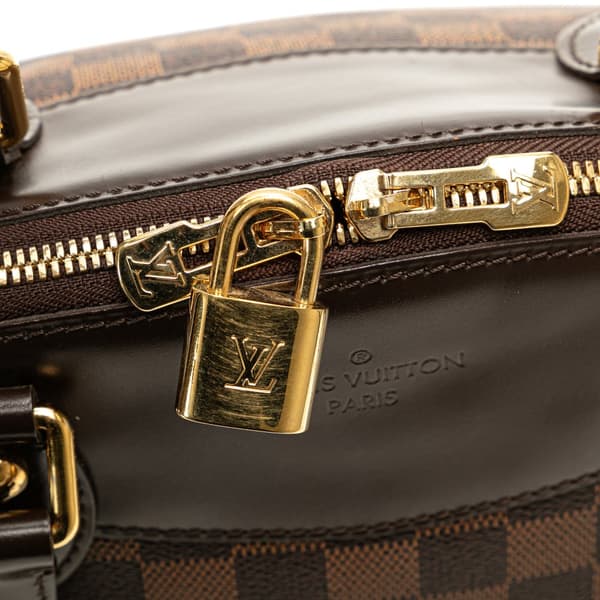 Pre-owned Louis Vuitton Damier Ebene Verona PM Brown
