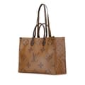Miniatyrbilde 2 av 10: Pre-owned Louis Vuitton Monogram Reverse Giant OnTheGo GM Brown