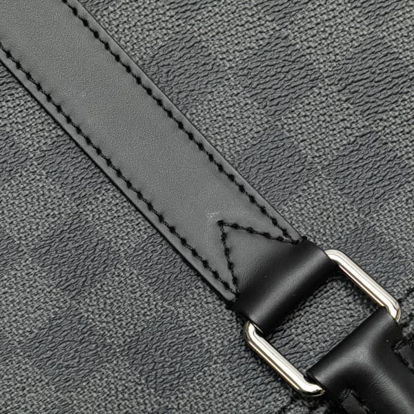 Pre-owned Louis Vuitton Damier Graphite Anton Tote Black
