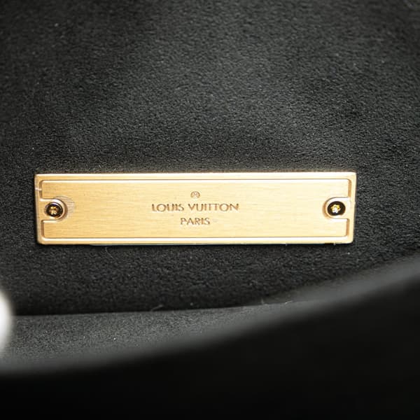 Pre-owned Louis Vuitton Monogram Reverse Mini Dauphine Lock XL Brown