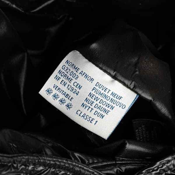 Pre-owned Fendi Moncler Nylon Puffer Spy Handbag Black