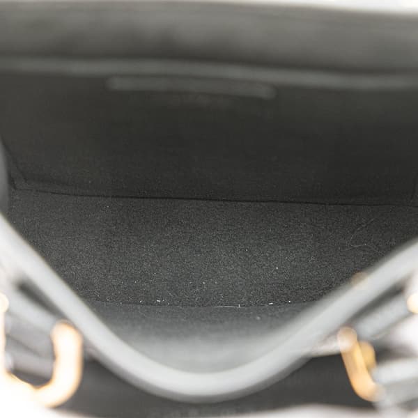 Pre-owned Louis Vuitton Bicolor Monogram Empreinte Petit Sac Plat Black