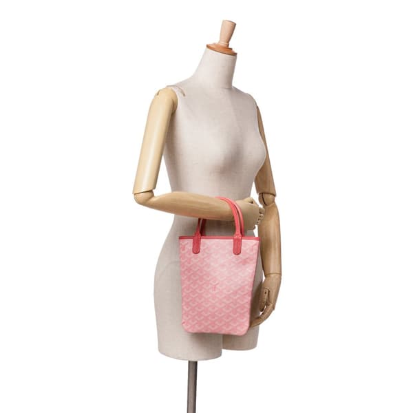 Pre-owned Goyard Goyardine Poitiers Pink