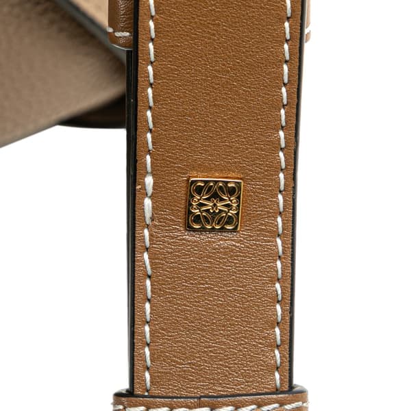 Pre-owned LOEWE Small Leather Hammock Bag Brown