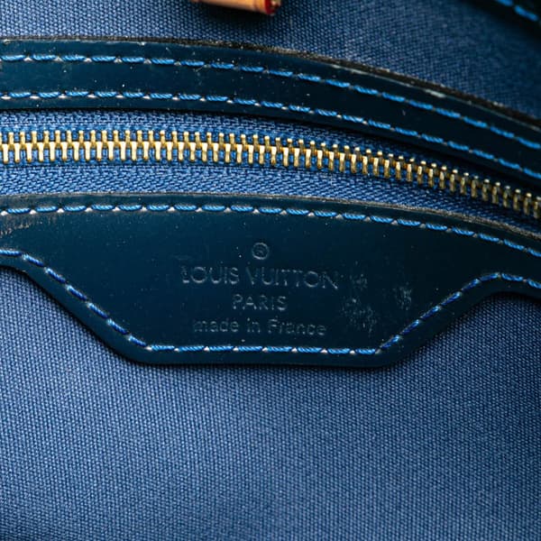 Pre-owned Louis Vuitton Monogram Vernis Catalina BB Blue