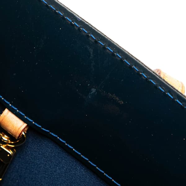 Pre-owned Louis Vuitton Monogram Vernis Catalina BB Blue