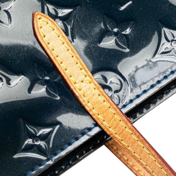Pre-owned Louis Vuitton Monogram Vernis Catalina BB Blue