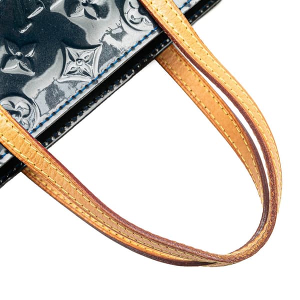 Pre-owned Louis Vuitton Monogram Vernis Catalina BB Blue