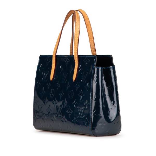 Pre-owned Louis Vuitton Monogram Vernis Catalina BB Blue