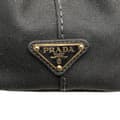 Miniatyrbilde 7 av 10: Pre-owned Prada Small Canvas Canapa Logo Satchel Black