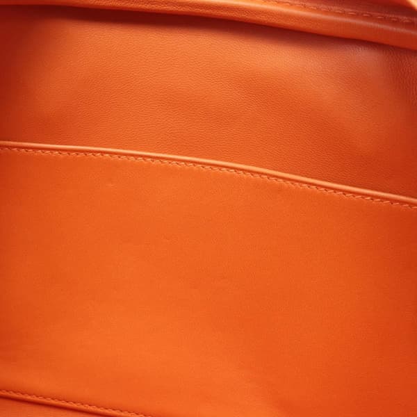 Pre-owned Hermès Epsom Plume Elan 28 Orange