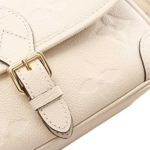 Pre-owned Louis Vuitton Monogram Empreinte Diane White