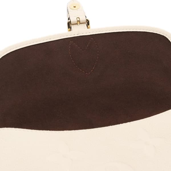 Pre-owned Louis Vuitton Monogram Empreinte Diane White