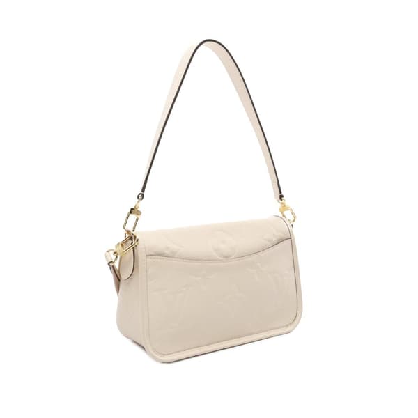 Pre-owned Louis Vuitton Monogram Empreinte Diane White