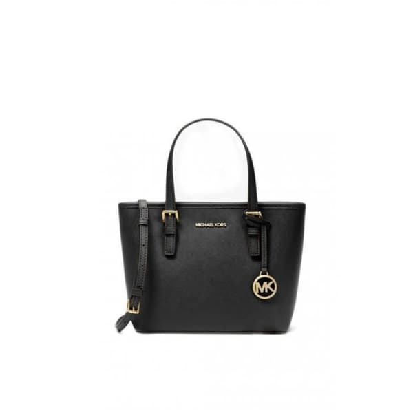 Handväska - Michael Kors - JET SET TRAVEL - Svart - Axelrem - Syntet