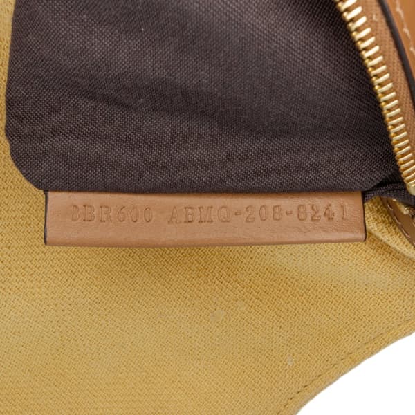 Pre-owned Fendi Zucca Embroidered Canvas Baguette Satchel Yellow