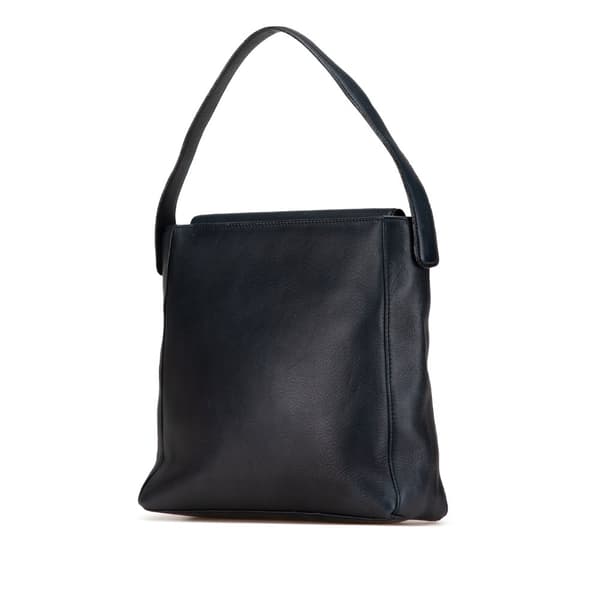 Pre-owned Ferragamo Leather Handbag Blue