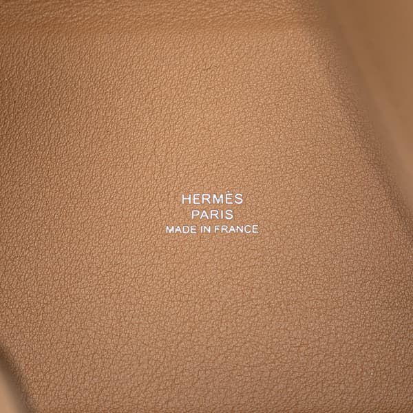 Pre-owned Hermès Micro Swift Lucky Daisy Picotin Lock 14 Brown
