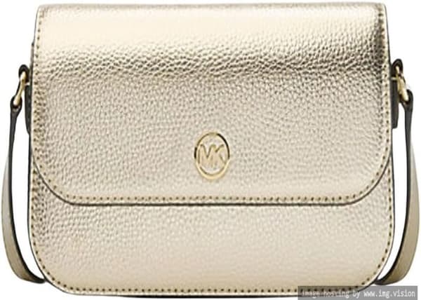 Väskan - Michael Kors - 35F4GTVC1M - Metalliskt läder - Ljus guld - Liten storlek