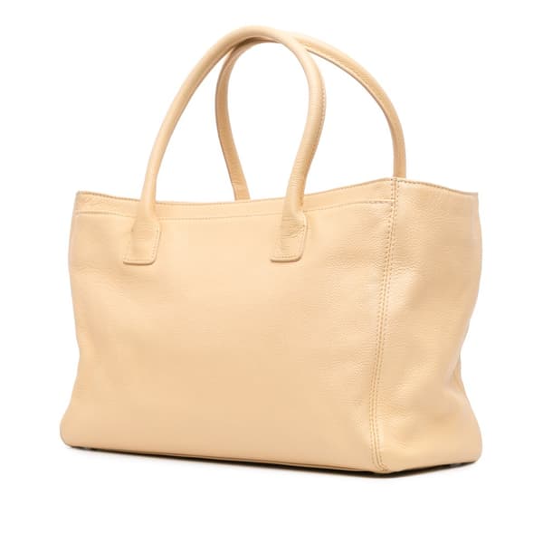 Pre-owned Chanel Medium Executive Cerf Tote Brown