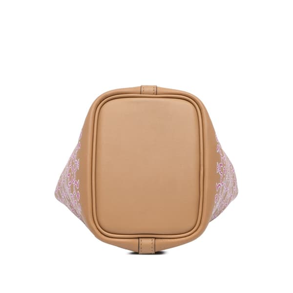 Pre-owned Hermès Micro Swift Lucky Daisy Picotin Lock 14 Brown