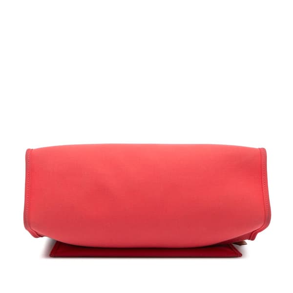 Pre-owned Hermès Toile Herbag Zip 31 Red