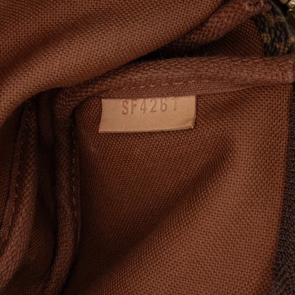 Pre-owned Louis Vuitton Monogram Mini Pochette Accessoires Brown
