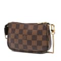 Pikkukuva 2 / 9: Pre-owned Louis Vuitton Damier Ebene Mini Pochette Accessoires Brown