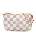 Miniatyrbilde 1 av 9: Pre-owned Louis Vuitton Damier Azur Mini Pochette Accessoires White