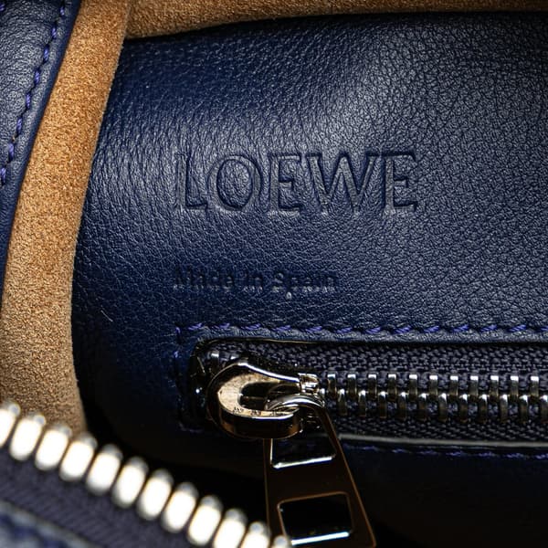 Pre-owned LOEWE Leather Amazona 28 Blue
