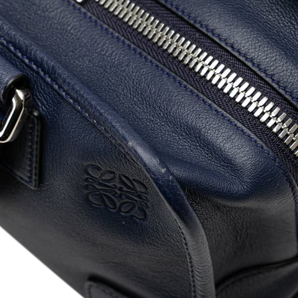 Pre-owned LOEWE Leather Amazona 28 Blue