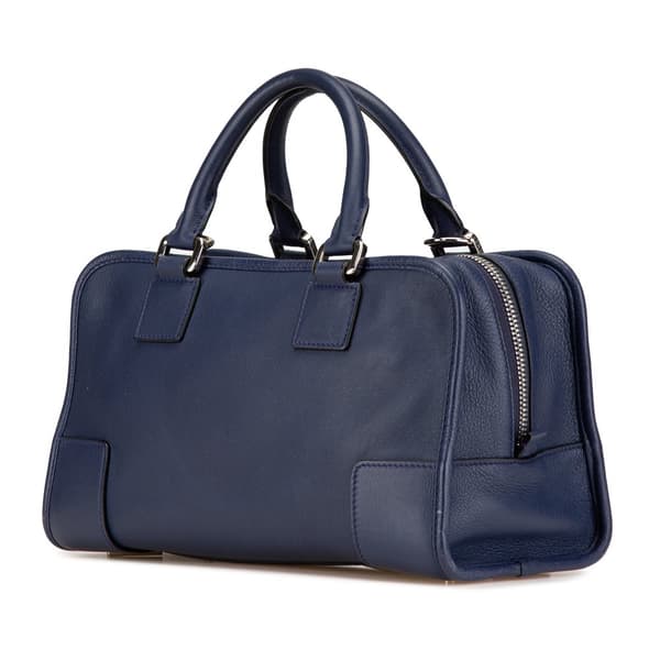 Pre-owned LOEWE Leather Amazona 28 Blue