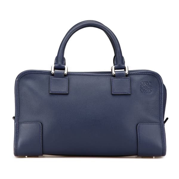 Pre-owned LOEWE Leather Amazona 28 Blue