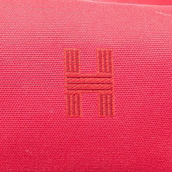 Pre-owned Hermès Small Toile Bride A Brac Pink