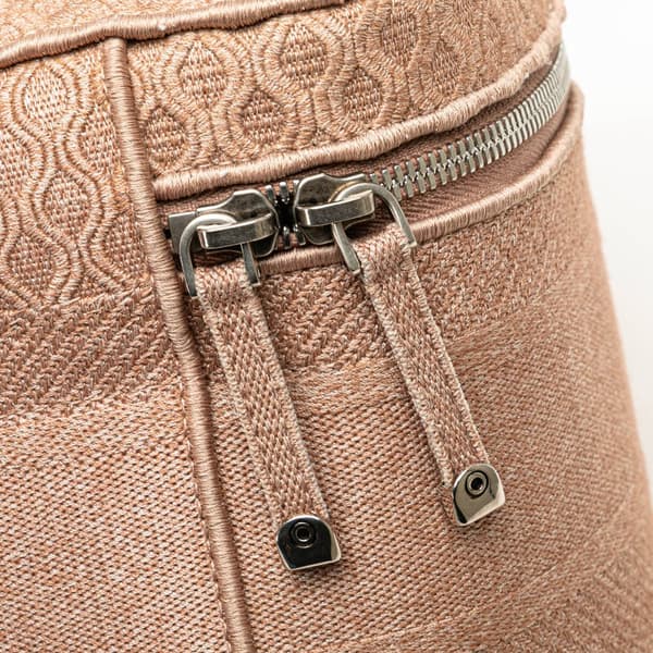 Pre-owned Dior Mesh Embroidered Diortravel Vanity Case Pink