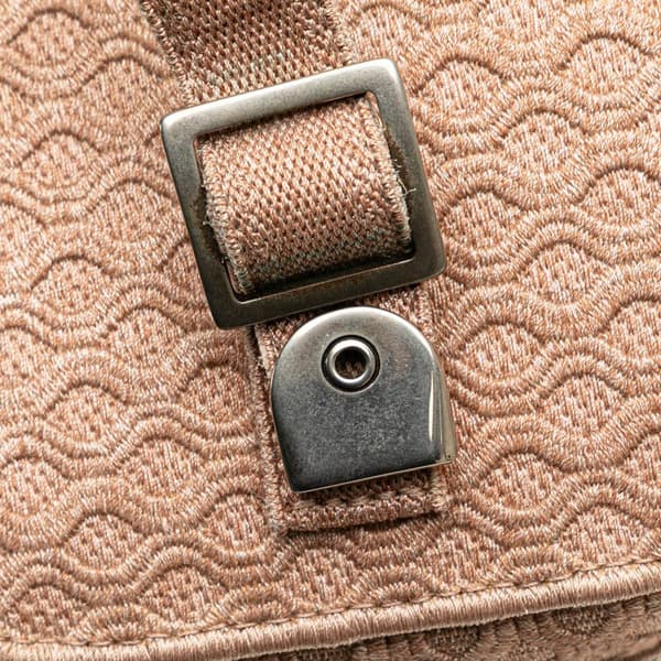 Pre-owned Dior Mesh Embroidered Diortravel Vanity Case Pink