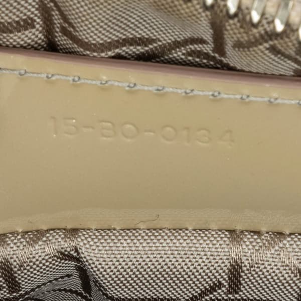 Pre-owned Dior Medium Patent Cannage Lady Dior Brown