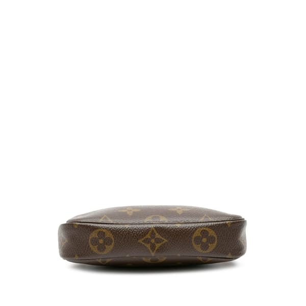 Pre-owned Louis Vuitton Monogram Mini Pochette Accessoires Brown