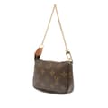 Miniatyrbillede 2 af 10: Pre-owned Louis Vuitton Monogram Mini Pochette Accessoires Brown