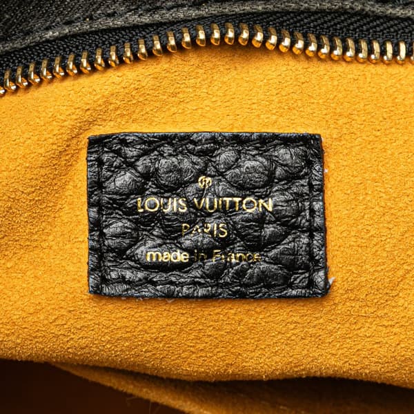 Pre-owned Louis Vuitton Monogram Denim Neo Cabby GM Black