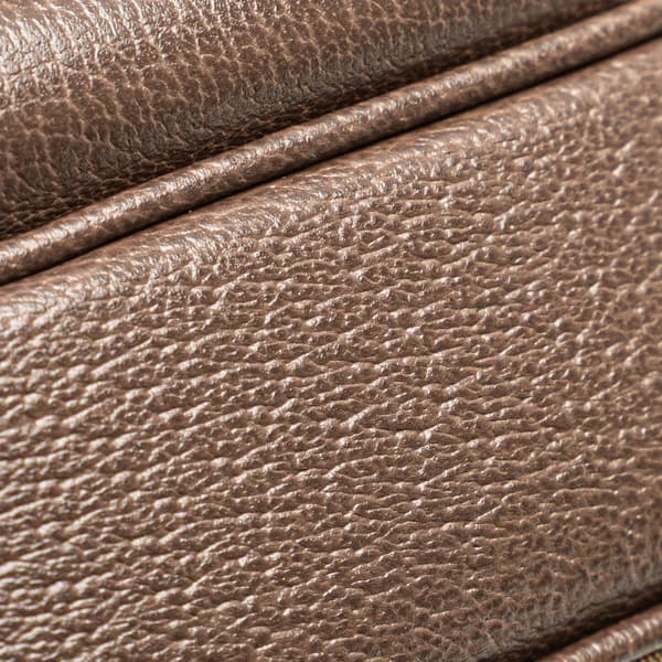 Pre-owned Gucci Micro Jumbo GG Canvas Web Top Handle Bag Brown