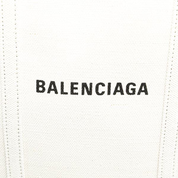 Pre-owned Balenciaga Canvas Everyday Tote XS White