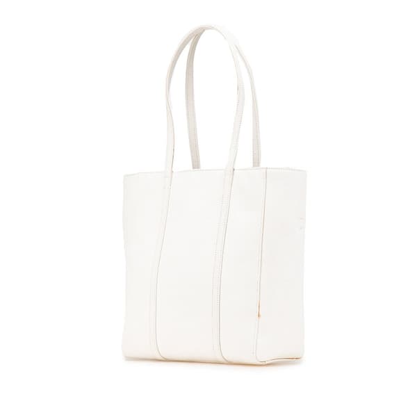 Pre-owned Balenciaga Canvas Everyday Tote XS White